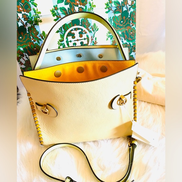 Tory Burch Small Radziwill Whipstitch Double Bag - Picture 4 of 16